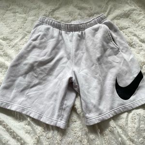 MENS white nike sweatshort
